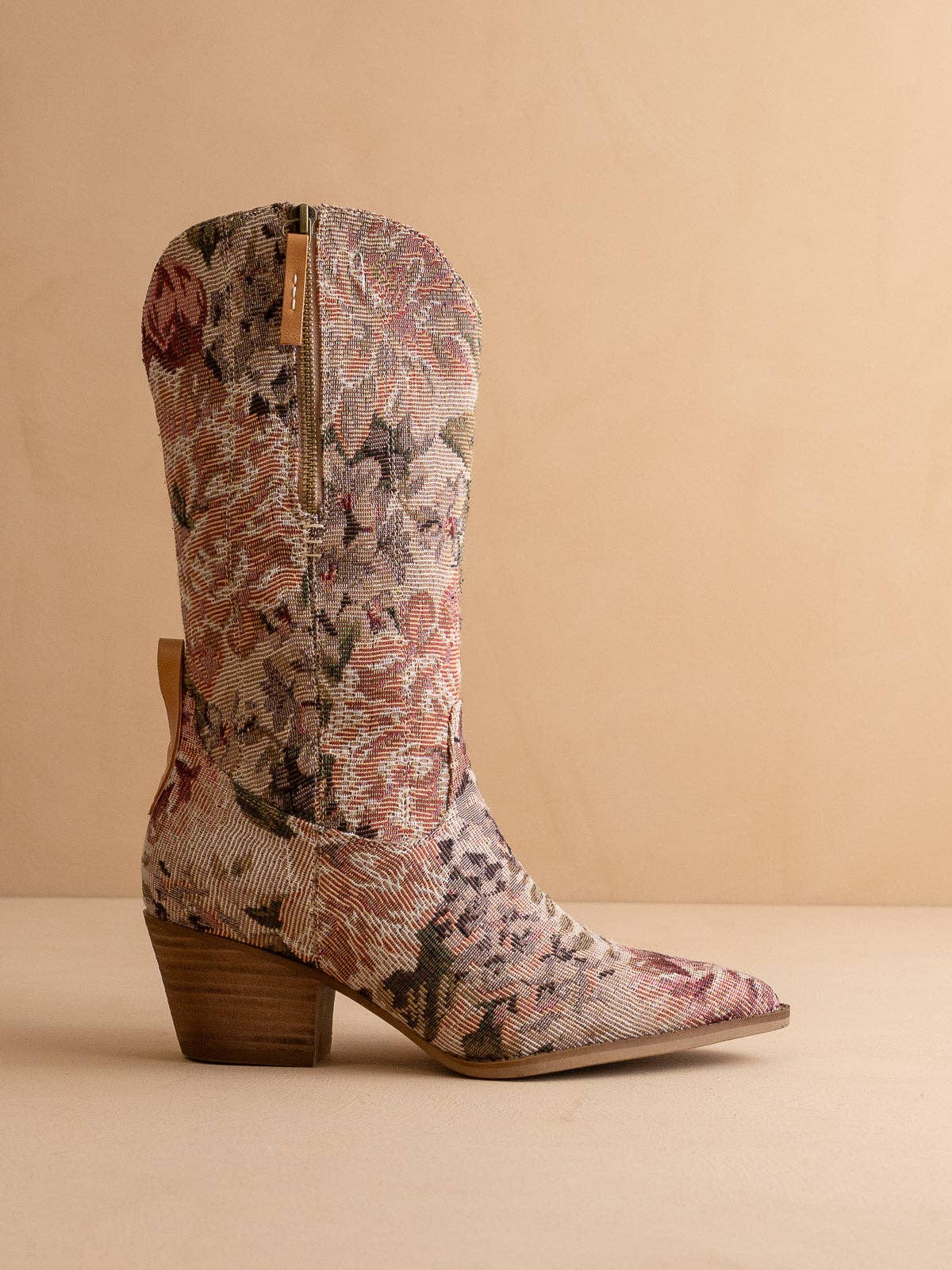 Mauve Tapestry Western Boot